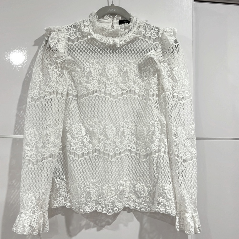 BCBG Maxzaria all lace top.